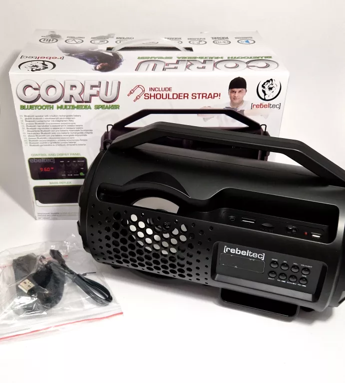 GŁOŚNIK BLUETOOTH RADIO FM CORFU