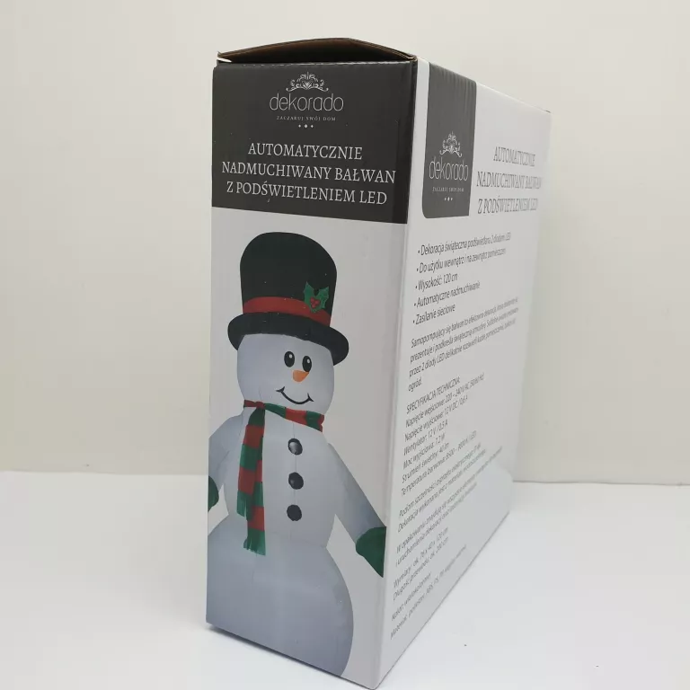 AUTOMATYCZNIE NADMUCHIWANY BAŁWAN DEKORADO