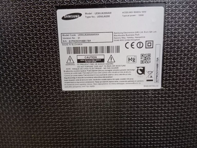 TELEWIZOR SAMSUNG UE60J6200AW 60" SMART TV