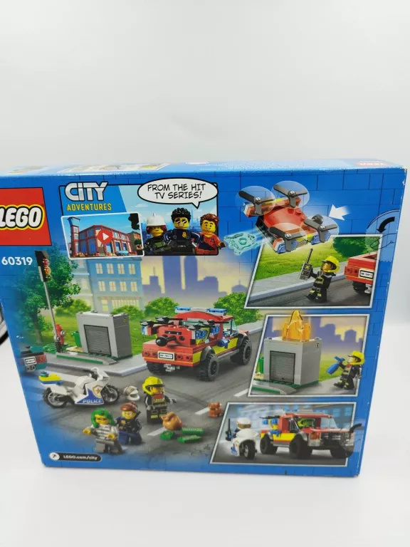 LEGO CITY 60319 AKCJA STRAŻACKA I POLICYJNY POŚCI