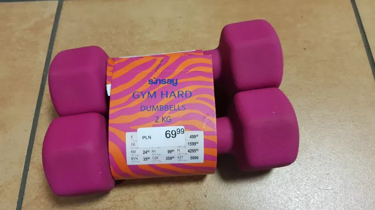 CIĘŻARKI/ HANTLE 2X 2 KG