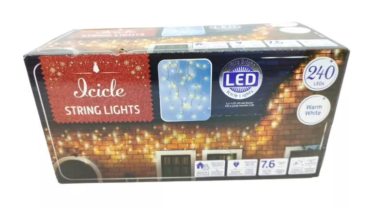 LAMPKI CHOINKOWE LED 240 7,6M