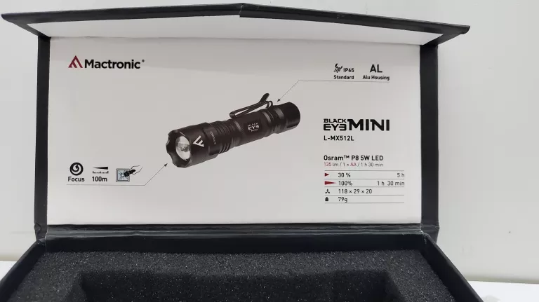 LATARKA MACTRONIC BLACK EYE MINI L-MX512L