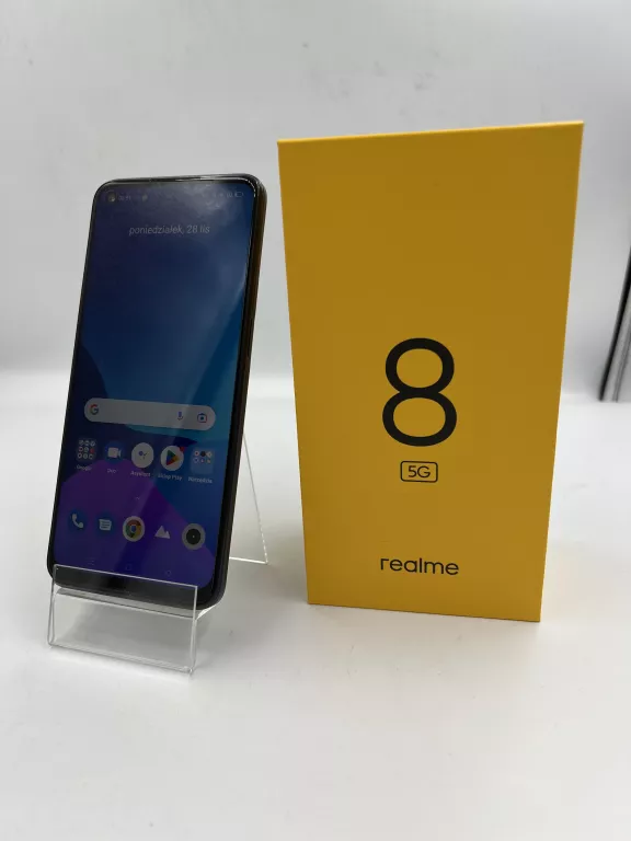 TELEFON REALME 8 5G JAK NOWY KOMPLET