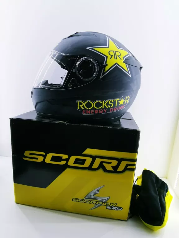 SCORPION KASK EXO-490 ROCKSTAR MATT R. L