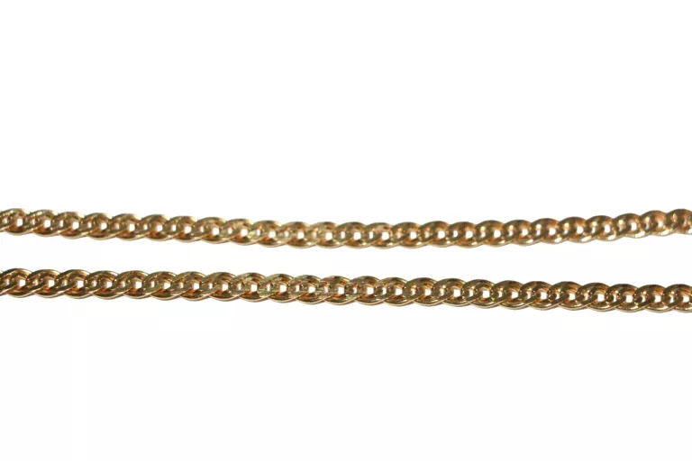 ZŁOTY ŁAŃCUSZEK 14K 45CM + PIĘKNA ZAWIESZKA 14K
