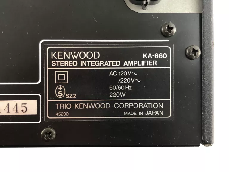 WZMACNIACZ KENWOOD KA-660 + SUBWOOFER + GŁOŚNIKI