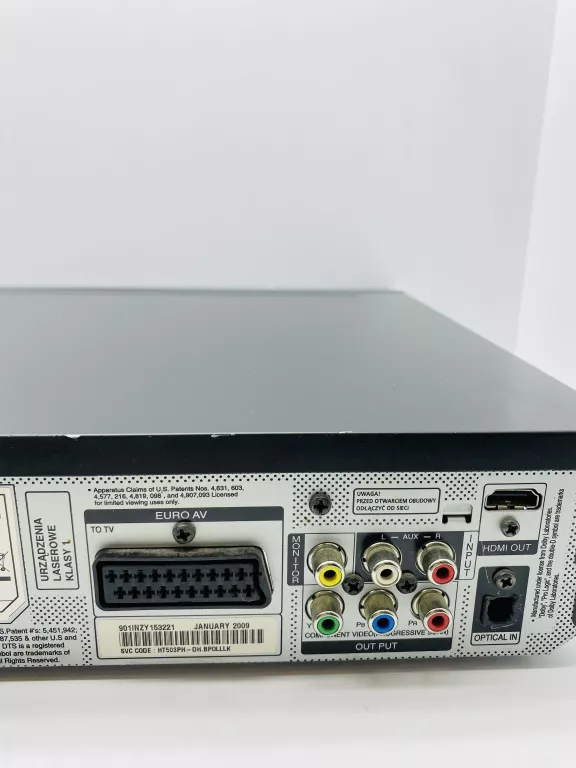 KINO DOMOWE LG HT-305PH-DH DZIAŁA TYLKO RADIO