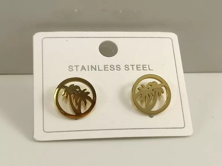 kolczyki-stal-pozlacana-palmy-w-okregu-sztyft-rodzaj-zapiecia-2207-1