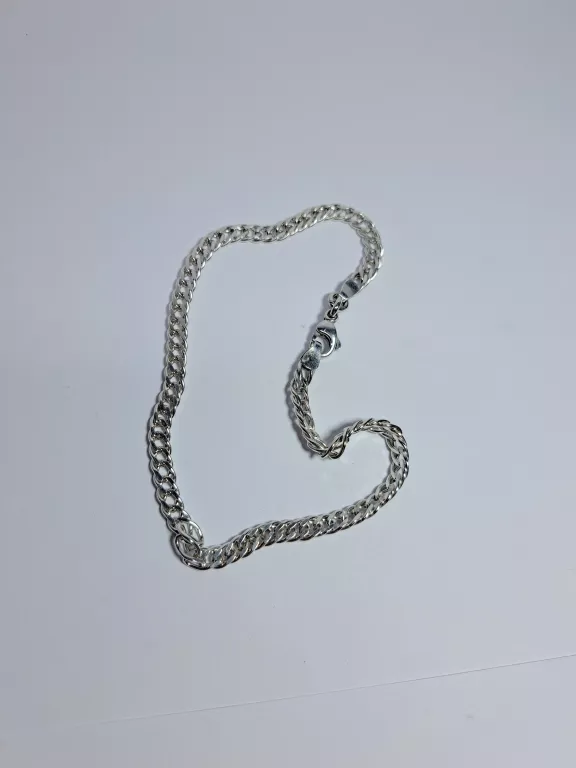 PIĘKNA SREBRNA BRANSOLETKA! P925! 7,01G!