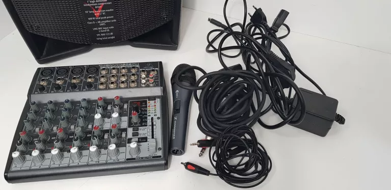 KOLUMNA PROEL V10 PLUS + MIKSER XENYX 1202FX