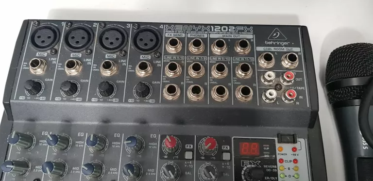 KOLUMNA PROEL V10 PLUS + MIKSER XENYX 1202FX