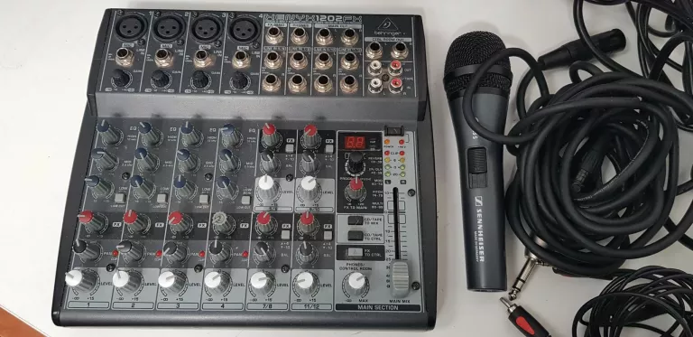 KOLUMNA PROEL V10 PLUS + MIKSER XENYX 1202FX