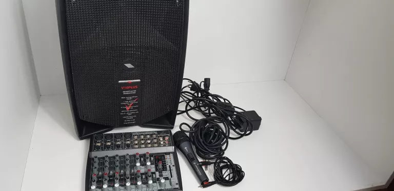 KOLUMNA PROEL V10 PLUS + MIKSER XENYX 1202FX