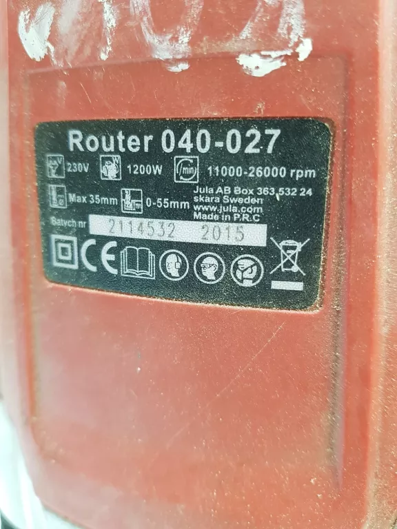 FREZARKA GÓRNOWRZECIONOWA MEEC TOOLS 1200W