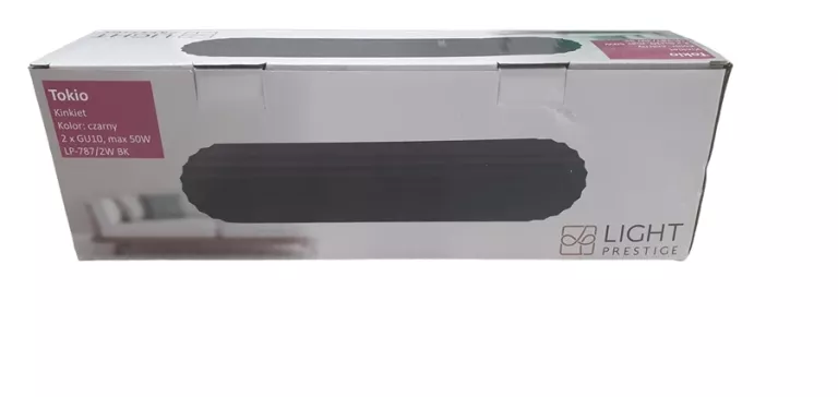 KINKIET TOKIO 2 CZARNY LP-787/2W BK LIGHT PRESTIGE