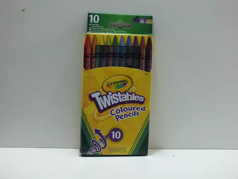 CRAYOLA TWISTABLES WYKRĘCANE KREDKI 10 SZT