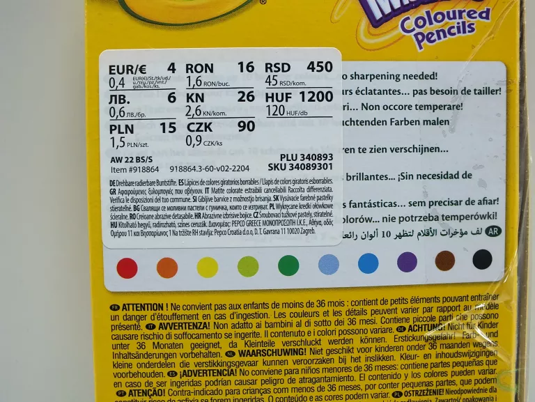 CRAYOLA TWISTABLES WYKRĘCANE KREDKI 10 SZT