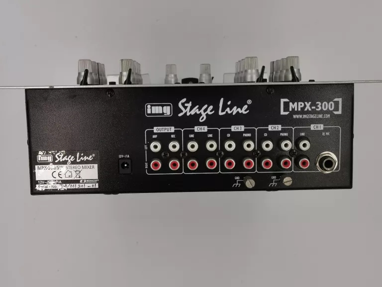 DJ MIKSER IMG STAGE LINE MPX-300/SW 4-KANAŁOWY