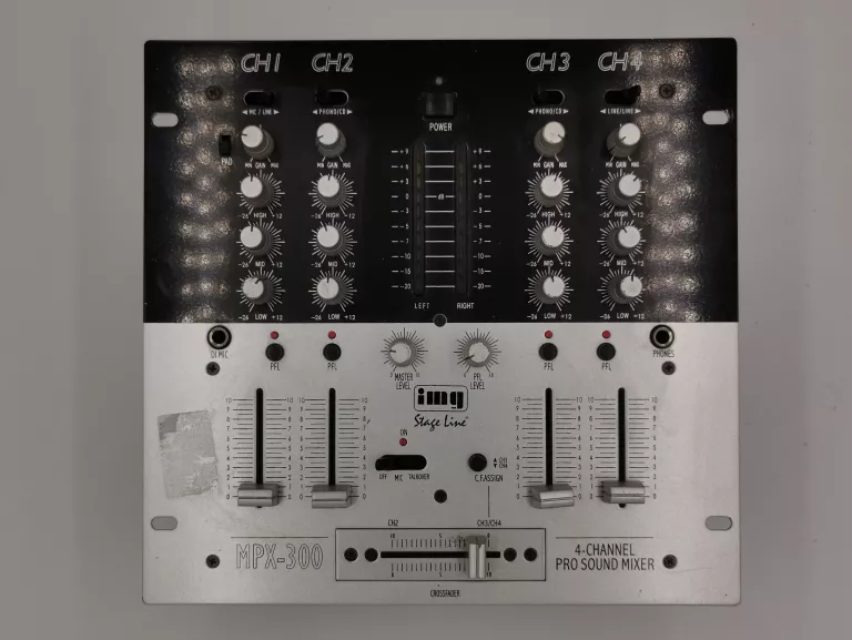 DJ MIKSER IMG STAGE LINE MPX-300/SW 4-KANAŁOWY