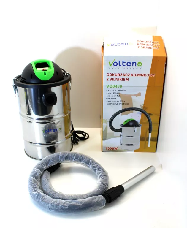 ODKURZACZ DO POPIOŁU 18L 1000W VO0469 VOLTENO
