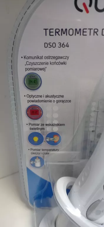 TERMOMETR DO UCHA I CZOŁA QUIGG