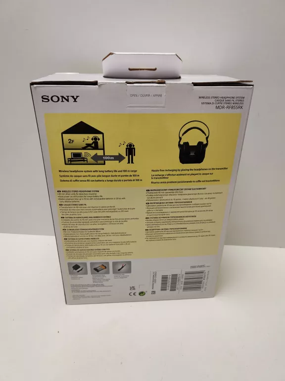 SŁUCHAWKI SONY MDR-RF855RK OPIS!!!