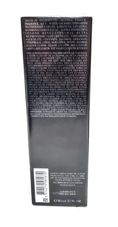 GIORGIO ARMANI CODE PROFUMO 110 ML EDP