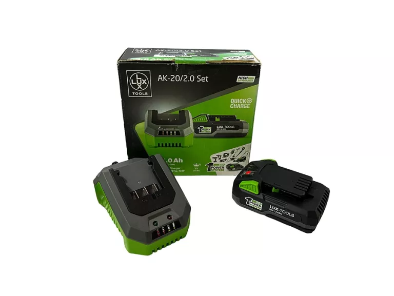 LUXTOOLS AKUMULATOR 20V 2AH + ŁADOWARKA Akumulatory do