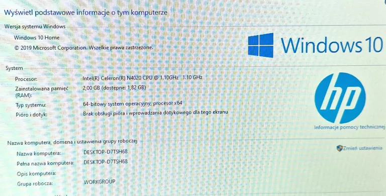 laptop-hp-stream-11-14-2-gb-32-gb-stan-uzywany