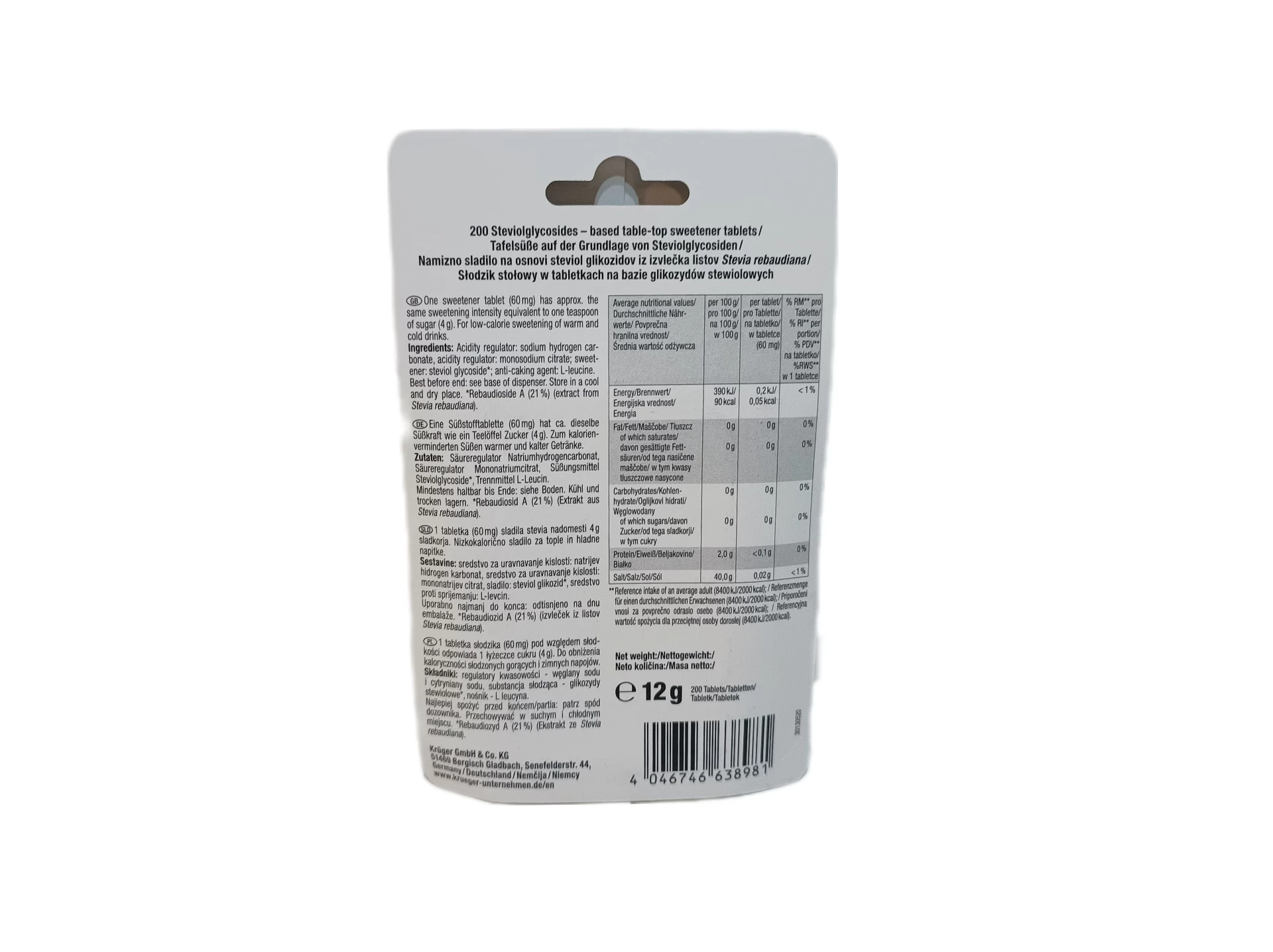 kruger-slodzik-sugarel-stevia-200-tabl-postac-w-tabletkach