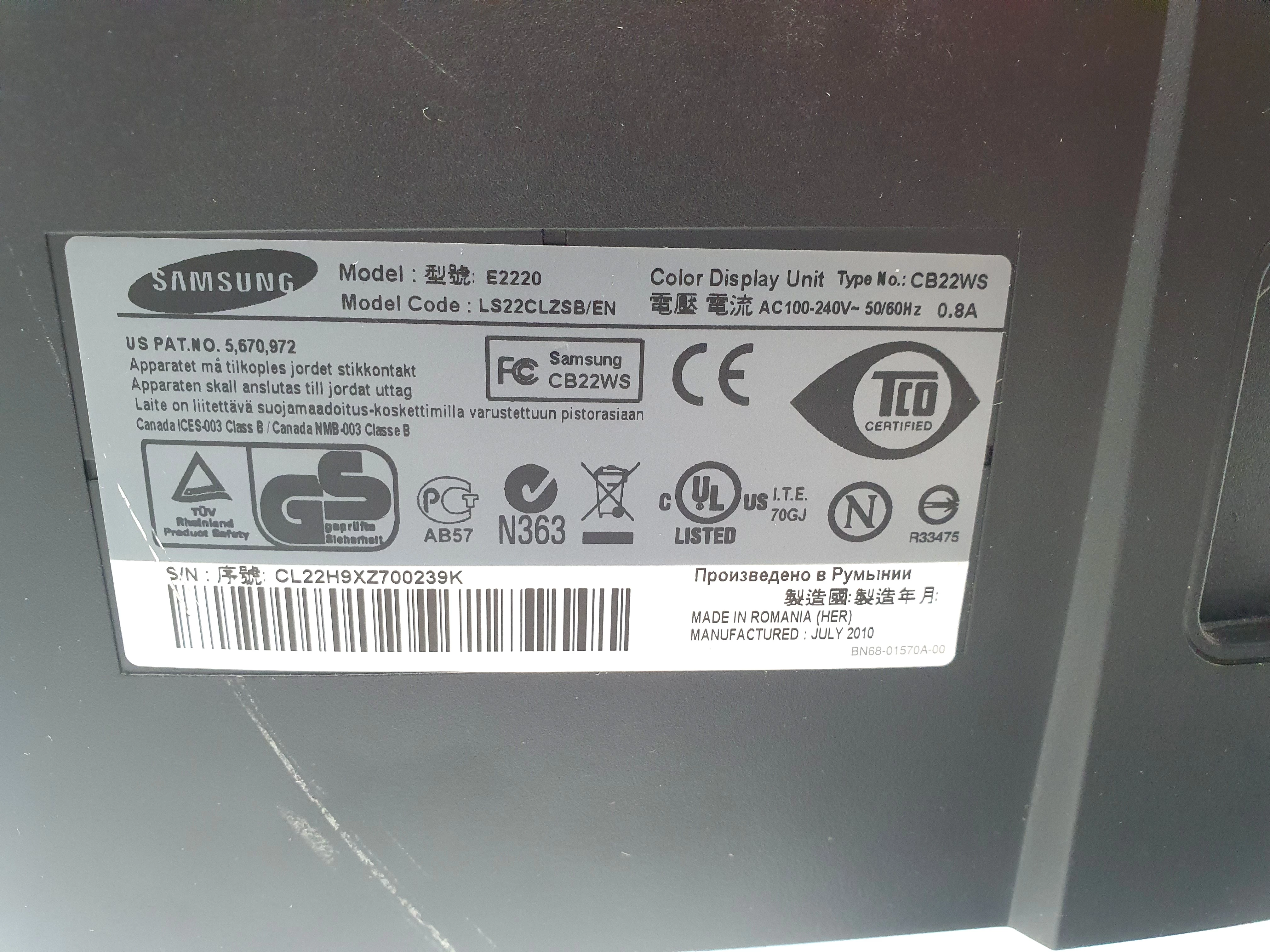 monitor-samsung-syncmaster-ex2220-ean-gtin-8808993708598