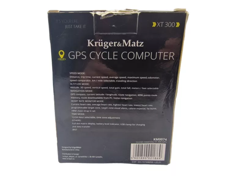 LICZNIK ROWEROWY K&M GPS XT 300