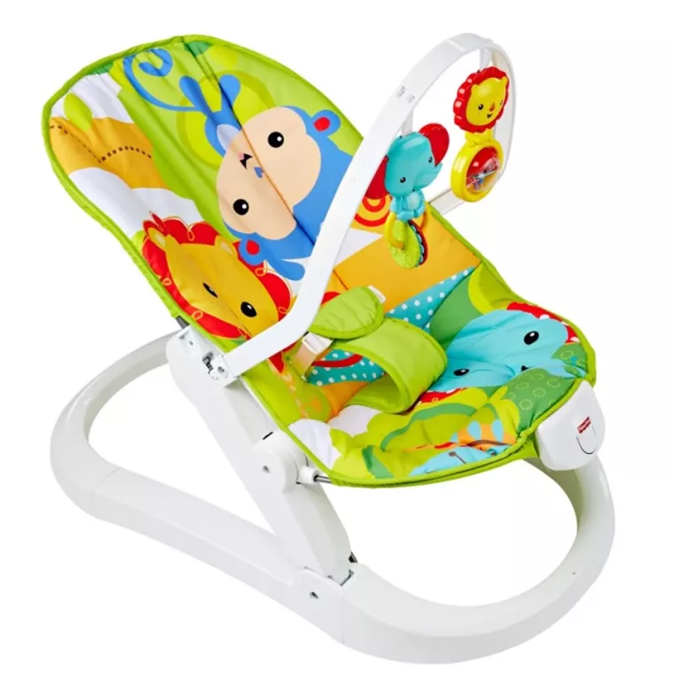 FISHER-PRICE - SKŁADANY LEŻACZEK Z WIBRACJAMI CMR2