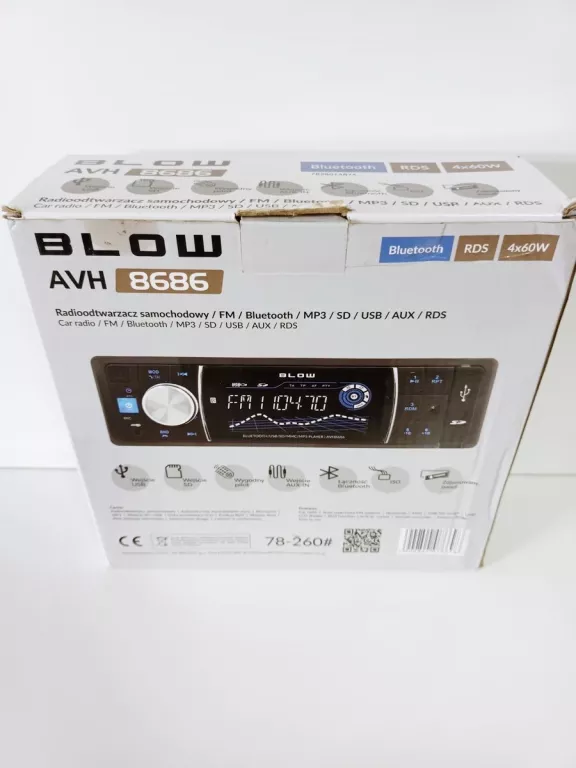 RADIO SAMOCHODOWE BLOW AVH8686 PUDEŁKO