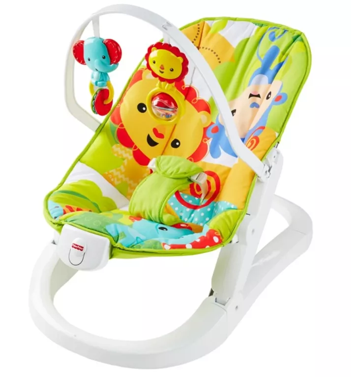 FISHER-PRICE - SKŁADANY LEŻACZEK Z WIBRACJAMI CMR2