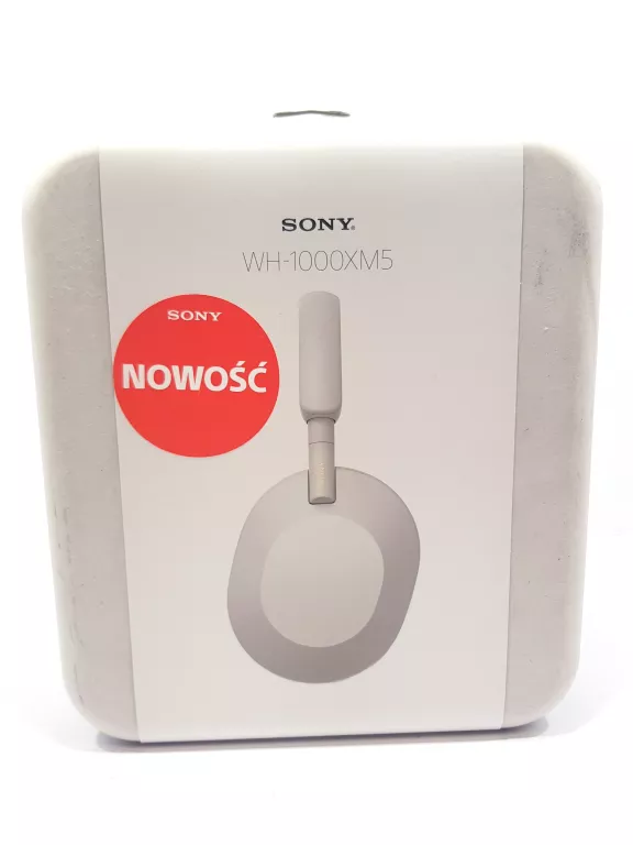 SŁUCHAWKI BEZPRZEWODOWE SONY WH-1000XM5 BIAŁE