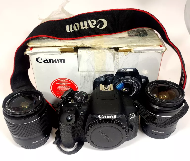APARAT CANON 700D 2 OBIEKTYWY KOMPLET!