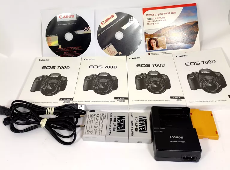 APARAT CANON 700D 2 OBIEKTYWY KOMPLET!