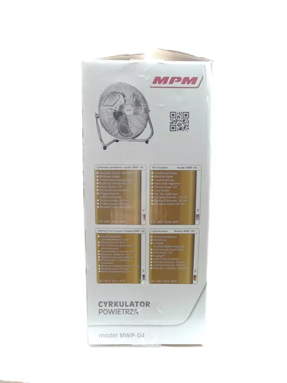 CYRKULATOR POWIETRZA MPM MWP-04
