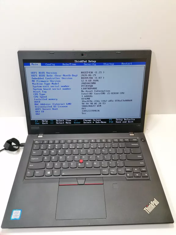 LAPTOP LENOVO THINKPAD L490 AD