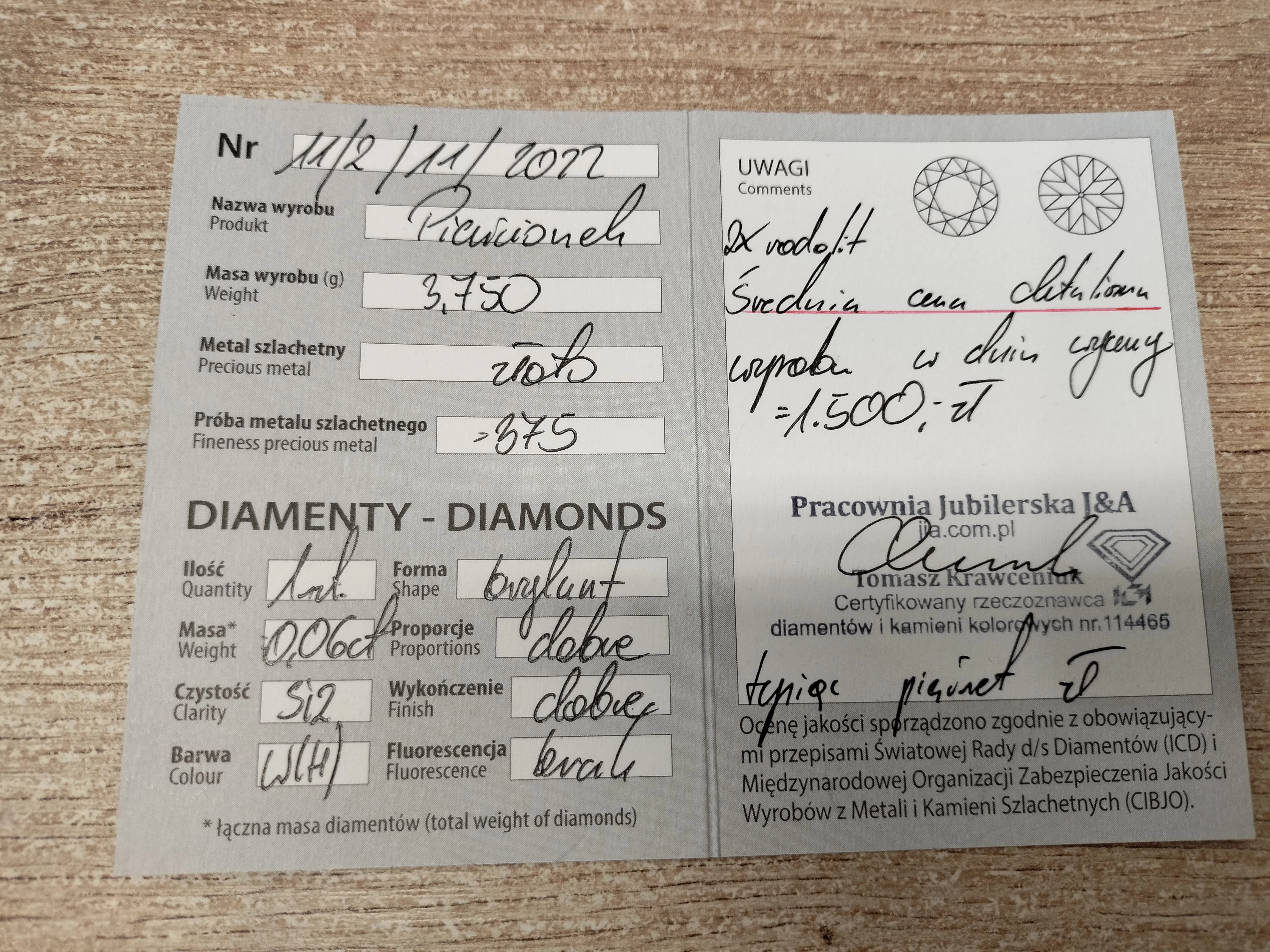 zloty-pierscionek-9k-diament-2x-rodofit-kolor-dominujacy-zloty