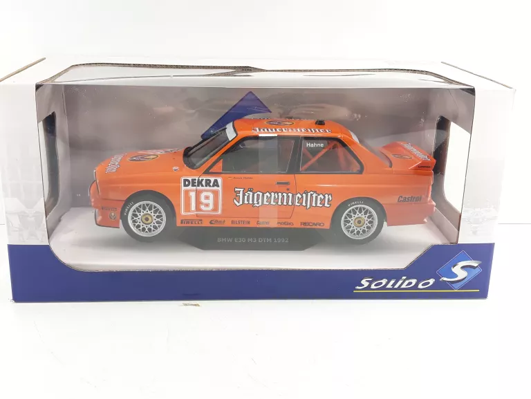 BMW E30 JAGERMEISTER 1:18 SOLIDO S