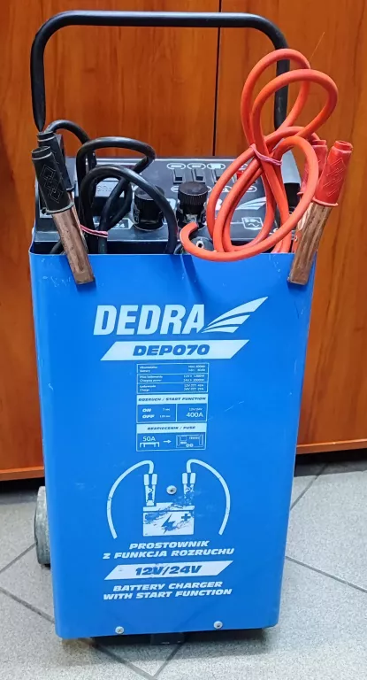 DEDRA DEP070 PROSTOWNIK+ ROZRUCH 12/24V 40-400AH