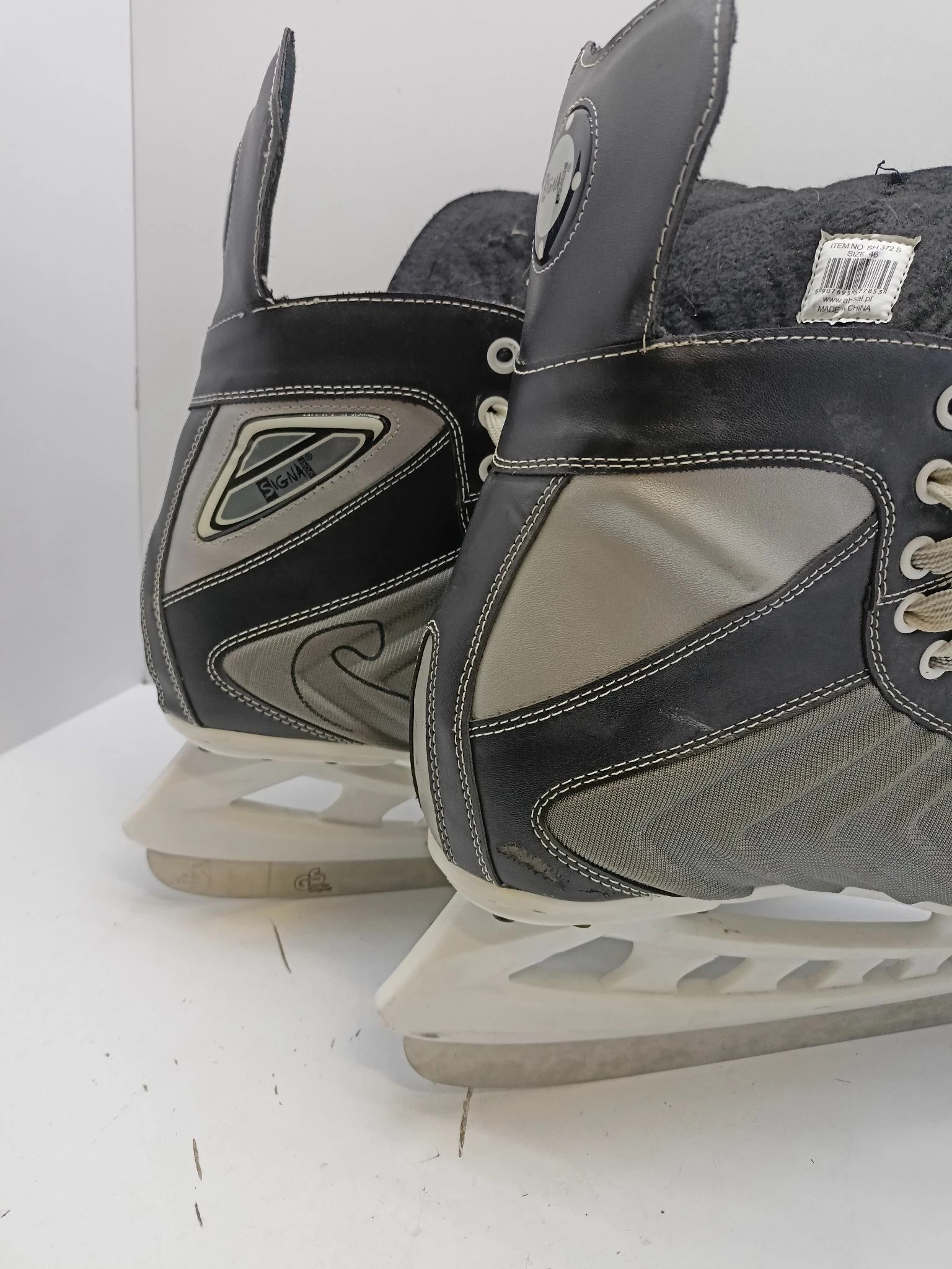 lyzwy-action-ice-skates-niebiesko-czarne-stan-uzywany