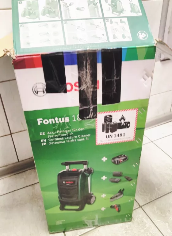 AKUMULATOROWA MYJKA CIŚNIENIOWA BOSCH FONTUS