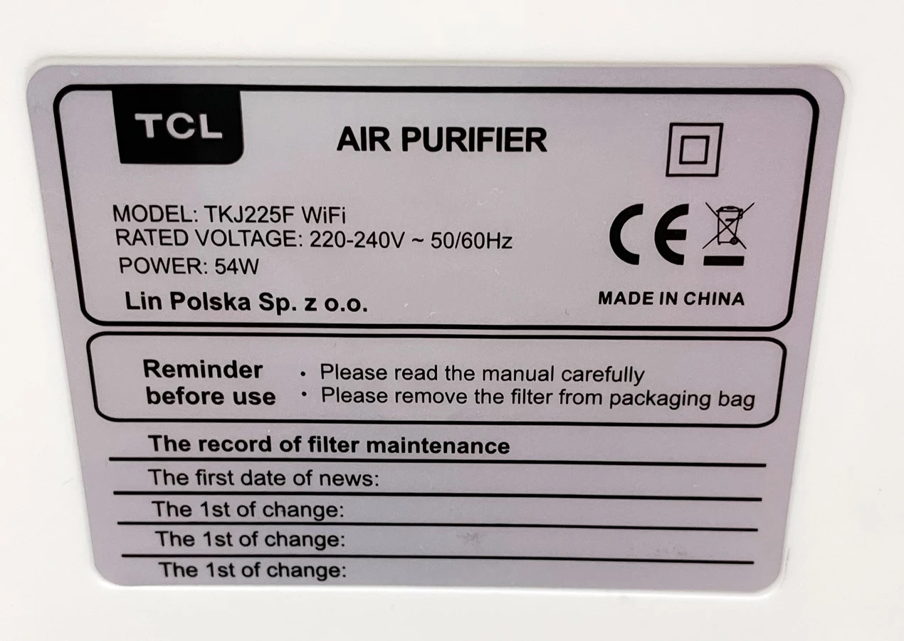 oczyszczacz-powietrza-tcl-tkj225f-maksymalna-wydajnosc-270