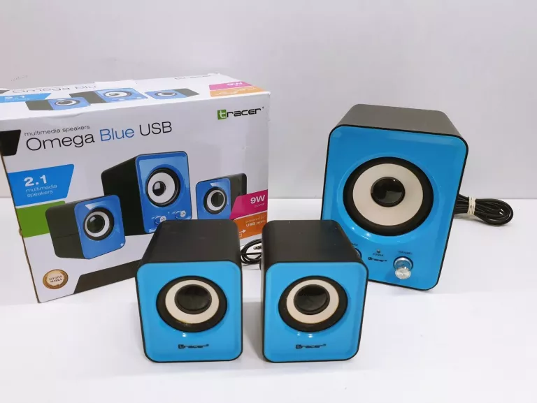 GŁOŚNIKI TRACER OMEGA BLUE USB KOMPLET