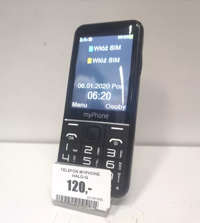 TELEFON MYPHONE HALO-Q NIE CZYTA KART SIM