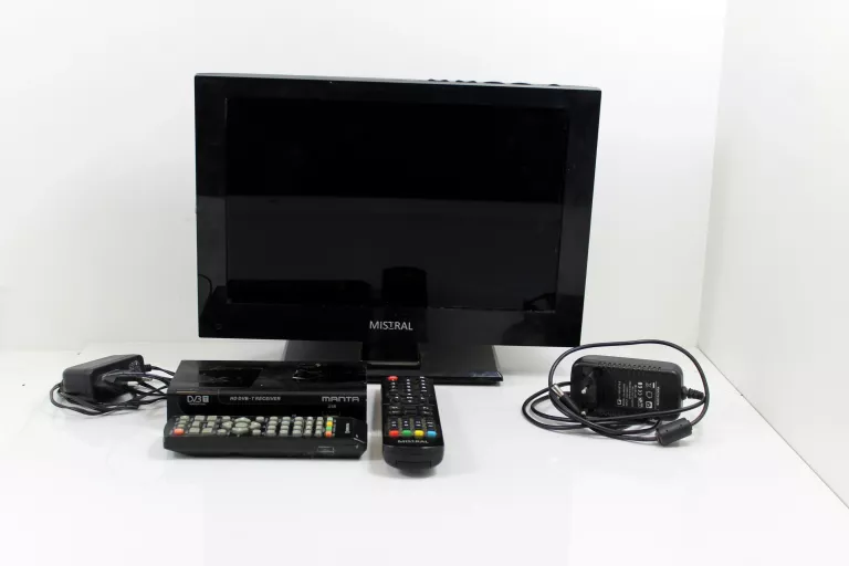 TELEWIZOR MISTRALL MI-TV1331 + DEKODER + PILOTY